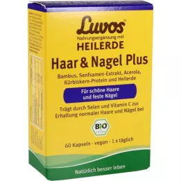 LUVOS Organic Hair Healing Earth &amp; Nail Plus Capsules, 60 pcs