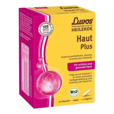 Luvos Healing Clay Organic Skin Plus Capsules, 60 pcs