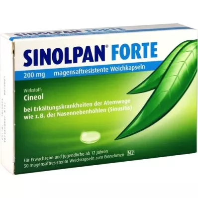 SINOLPAN forte 200 mg enteric-coated soft capsules, 50 pcs