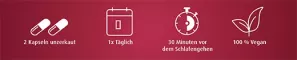 Instructions for use for Glycine 500 mg in veg.HPMC capsules Zeinpharma, 120 pcs - 2