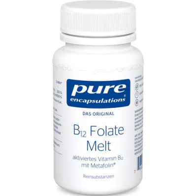 PURE ENCAPSULATIONS B12 Folate melt lozenges, 90 pcs