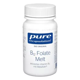 PURE ENCAPSULATIONS B12 Folate melt lozenges, 90 pcs