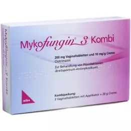 MYKOFUNGIN 3 Combi 200 mg vaginal tab + 10 mg/g cre, 1 P