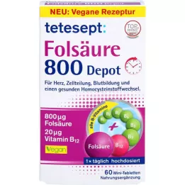 TETESEPT Folic acid 800 depot tablets, 60 pcs