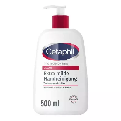 Cetaphil Pro Itch Control Clean extra mild hand cleansing, 500 ml Cetaphil Pro Itch Control Clean extra mild hand cleansing, 500 ml