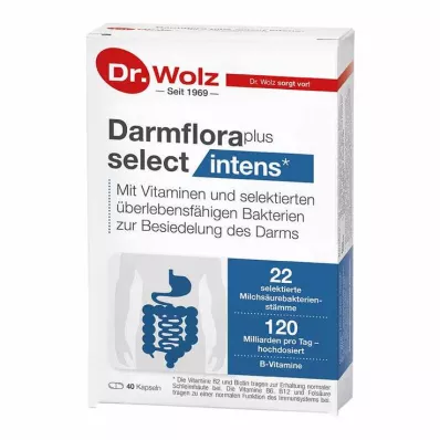 Darmflora plus select intens capsules, 40 pieces