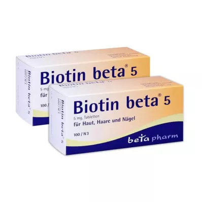 BIOTIN BETA 5 tablets, 200 pcs