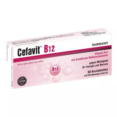 CEFAVIT B12 chewable tablets, 60 pcs CEFAVIT B12 chewable tablets, 60 pcs