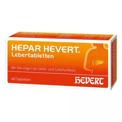 HEPAR HEVERT Liver tablets, 40 pc