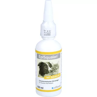 EPISQUALAN Ear cleaner for dogs/cats, 1 x 100 ml