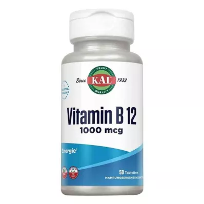 KAL Vitamin B12 1000 mcg tablets (50 pieces) KAL Vitamin B12 1000 mcg tablets (50 pieces)