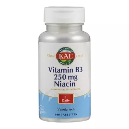VITAMIN B3 NIACIN 250 mg tablets, 100 pcs