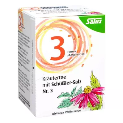 Herbal tea with Schüssler salt number 3 Salus Fbtl.(15 pieces) Herbal tea with Schüssler salt number 3 Salus Fbtl.(15 pieces)