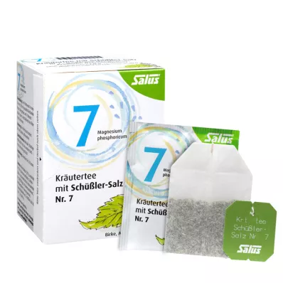 KRÄUTERTEE with Schuessler salt no. 7 Salus Fbtl., 15 pcs