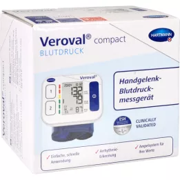 VEROVAL compact wrist blood pressure monitor, 1 pc