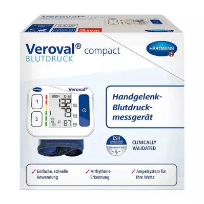 VEROVAL compact wrist blood pressure monitor, 1 pc VEROVAL compact wrist blood pressure monitor, 1 pc