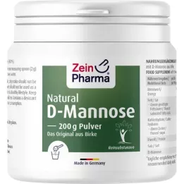 NATURAL D-Mannose from birch ZeinPharma powder, 200 g
