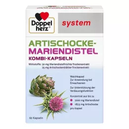 Doppelherz artichoke-milk thistle system soft, 60 pcs