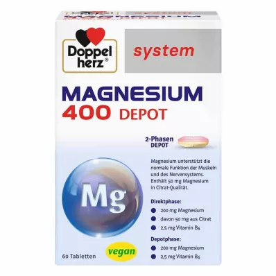 Doppelherz system Magnesium 400 depot tablets, 60 pcs