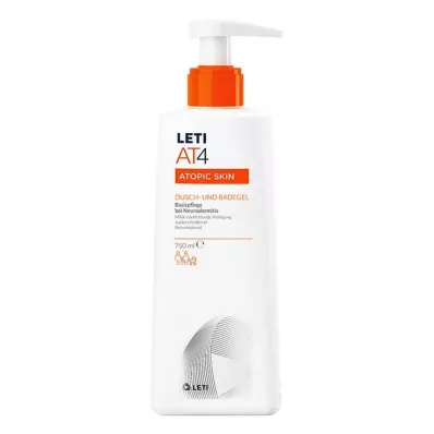 Leti AT4 shower and bath gel, 750 ml Leti AT4 shower and bath gel, 750 ml