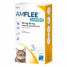 AMFLEE combo 50/60mg Oral solution for cats, 3 pcs
