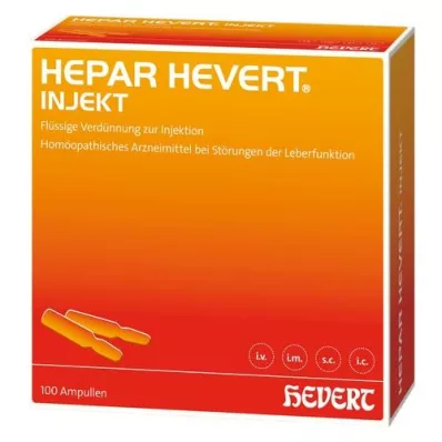 HEPAR HEVERT inject ampoules, 100X2 ml