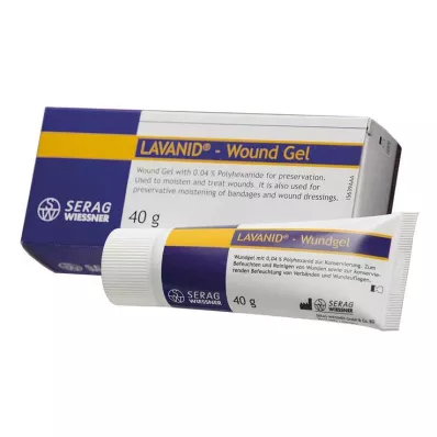 Lavanid wound gel with 0.04% polihexanide, 1X40 g Lavanid wound gel with 0.04% polihexanide, 1X40 g
