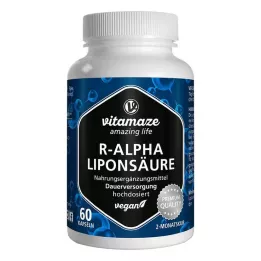 R-alpha lipoic acid 200 mg high-dose vegan capsules, 60 pcs