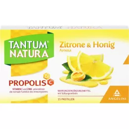 TANTUM NATURA Propolis with lemon &amp; Honey aroma, 15 pcs