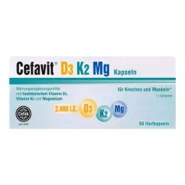 CEFAVIT D3 K2 Mg 2,000 I.U. hard capsules, 60 pcs