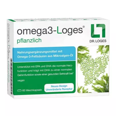 OMEGA3-Loges vegetable capsules, 60 pcs OMEGA3-Loges vegetable capsules, 60 pcs