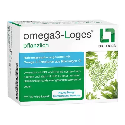 OMEGA3-Loges vegetable capsules, 120 pcs OMEGA3-Loges vegetable capsules, 120 pcs