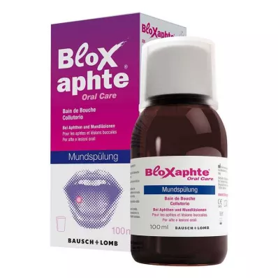 BloXaphte® Oral Care mouthwash for canker sores and injuries in the mouth, 100 ml BloXaphte® Oral Care mouthwash for canker sores and injuries in the mouth, 100 ml