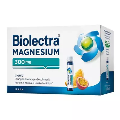 BIOLECTRA Magnesium 300 mg Liquid, 14 pcs BIOLECTRA Magnesium 300 mg Liquid, 14 pcs