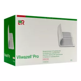 Vliwazell Pro superabsorb.compress sterile 15x20 cm, 10 pcs