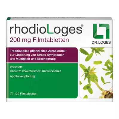 RHODIOLOGES 200 mg film-coated tablets, 120 pcs RHODIOLOGES 200 mg film-coated tablets, 120 pcs
