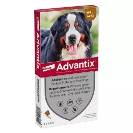 ADVANTIX Spot-on solution for application to dog 40-60 kg, 4X6.0 ml