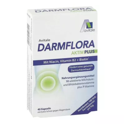 Intestinal Flora Active Plus 100 billion bacteria + 7 vitamins, 40 pieces Intestinal Flora Active Plus 100 billion bacteria + 7 vitamins, 40 pieces