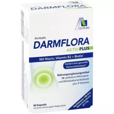 DARMFLORA Active Plus 100 billion bacteria+7 vitamins, 80 pcs