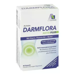 DARMFLORA Active Plus 100 billion bacteria+7 vitamins, 80 pcs