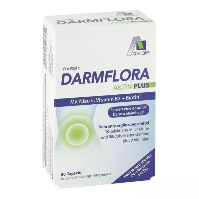 Intestinal Flora Active Plus 100 billion bacteria + 7 vitamins, 80 pieces Intestinal Flora Active Plus 100 billion bacteria + 7 vitamins, 80 pieces