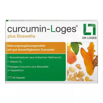 Curcumin-Loges plus Boswellia capsules, 60 pieces
