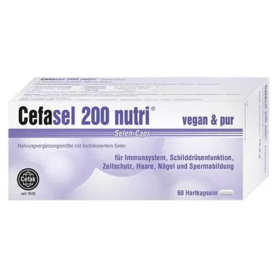 CEFASEL 200 nutri selenium caps, 60 pcs CEFASEL 200 nutri selenium caps, 60 pcs
