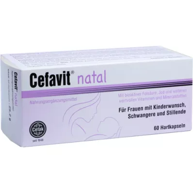 CEFAVIT natal hard capsules, 60 pcs