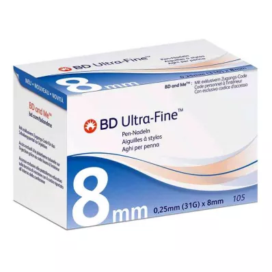 BD Ultra-Fine Pen Needles 8 mm 31G (105 pcs) BD Ultra-Fine Pen Needles 8 mm 31G (105 pcs)