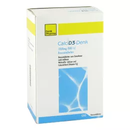 Calci D3-Denk 1,000 mg / 880 IU effervescent tablets, 120 pcs