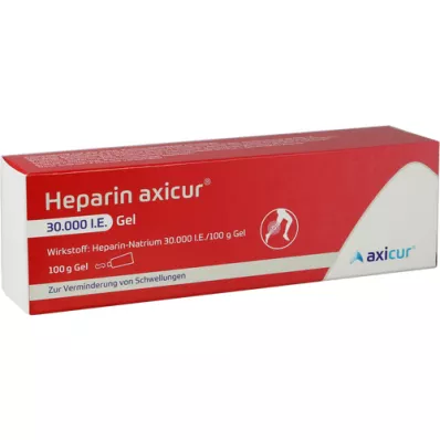 HEPARIN AXICUR 30,000 I.U. gel, 100 g