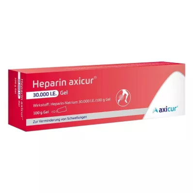 HEPARIN AXICUR 30,000 I.U. gel, 100 g HEPARIN AXICUR 30,000 I.U. gel, 100 g