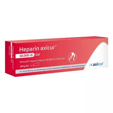 Heparin axicur® 60,000 IU gel, 100 g