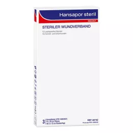 HANSAPOR sterile wound dressing 10x20 cm, 3 pcs
